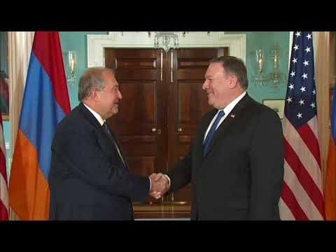 Secretary Pompeo Meets with Armenian President Armen Sarkissian