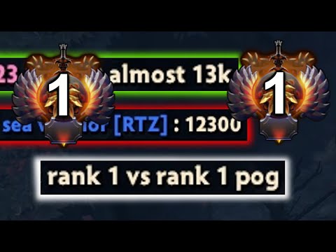 12,800 MMR vs 12,300 MMR, TOP-1 vs TOP-1 Rank