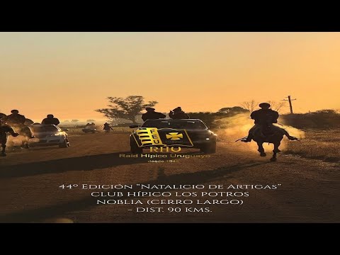 Raid federado sobre 90 km en Villa Noblia, Cerro Largo, Uruguay (08/06/2025)