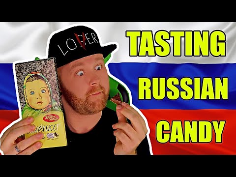 Russian Candy Review / Taste Test!! "ALENKA" (АЛЁНКА) CHOCOLATE!!