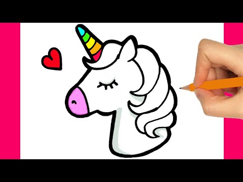 COMMENT DESSINER UNE LICORNE - dessins pour enfants