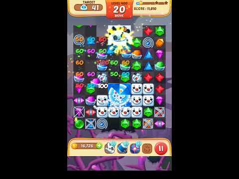 Jewel Match King Level 400 - Walkthrough ( No Booster )