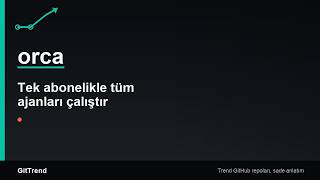 Github #26: 25K yıldızla Orca: kendi aboneliğinizle kodlama ajanı çalı