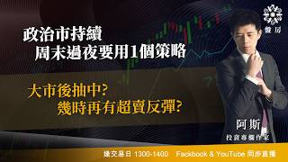 政治市持續 周末過夜要用1個策略  大市後抽中? 幾時再有超賣反彈?｜阿斯 Vivian｜Tasty盤房 2026-03-06