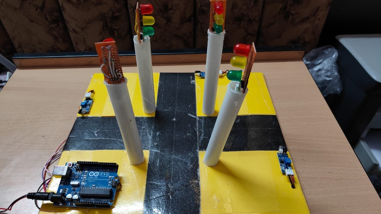 Density Based Traffic Control System Using IR sensors | Arduino Award Winning Project