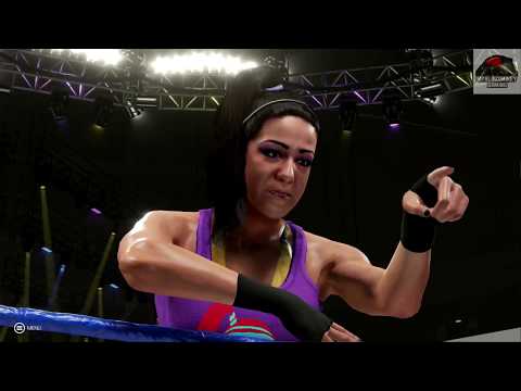WWE 2K19 - Bayley vs Naomi - Women's Intercontinental Championship Match Smackdown Live Universe Mod