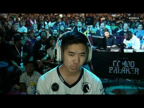 Street Fighter 5 Tournament - Combo Breaker 2016 Top 8 - Wolfkrone (Laura) vs Nuckledu (Nash)