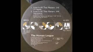 The Human League - Love is all that matters [instrumental]