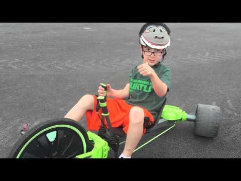 Huffy Green Machine Drifting in action by Carson