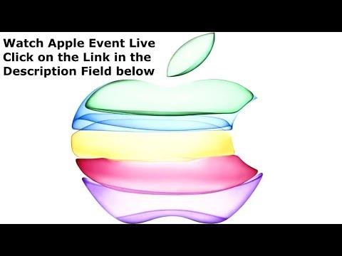 Watch Live Apple iPhone Event - Was 10th of September 2019