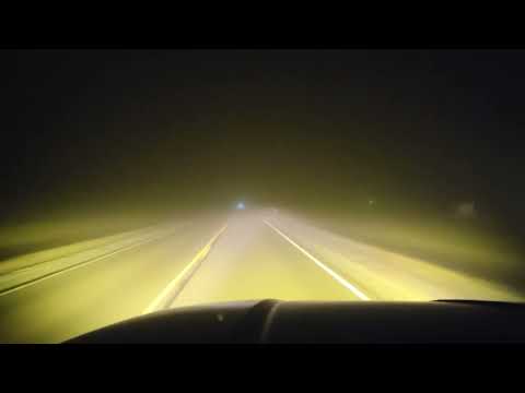 Diode Dynamics SS3 Pro Amber Fog Light Ford F150 Driving Review - Dense Fog @diodedynamics