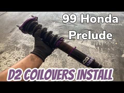 Honda Prelude gets Coilovers! (Coilovers Install)