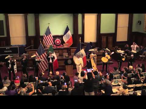 Jose Adan Perez - Mariachi Real De Mexico - Mexico Lindo y Querido - New York City Hall