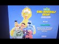 Sesame Street Sing Yourself Silly 2005 Dvd Menu