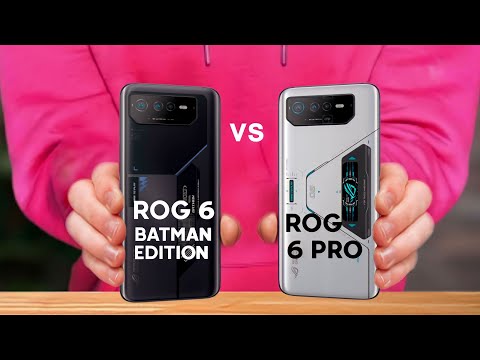 Asus Rog Phone 6 Batman edition vs Rog Phone 6 Pro