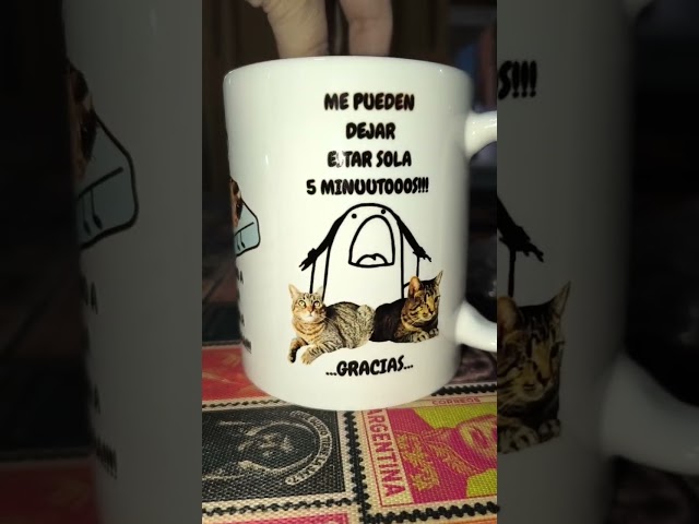 Vídeo relacionado con Bee Ingenious Taza gato personalizada con nombres. Regalos para mamas gatunas. Regalo para papa gatuno.Tazas Personalizadas de Cerámica Tazas originales. Tazas divertidas (Mother of Cats)