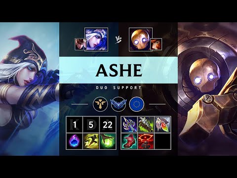 Ashe Support vs Blitzcrank - EUW Diamond Patch 25.11