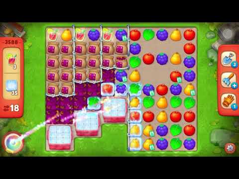 Gardenscapes Level 3588 (Hard Level)