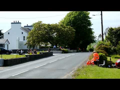 RST Superbike TT Race 2024 - Ballagarey Raw Footage - Lap 5 Lead Battle