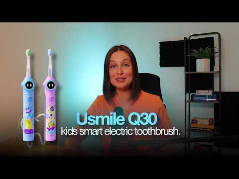 usmile Q30 Kids Smart Toothbrush, Voice-Guided Coaching, Ages 3-12, Purple video review thumbnail