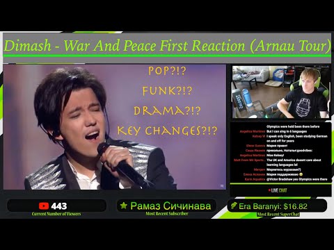 Metalhead Photographer REACTS to Dimash - War and Peace (Arnau Tour)