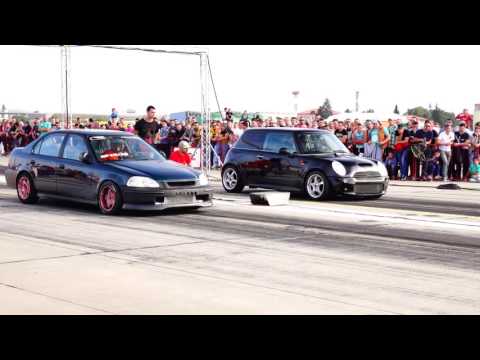 HONDA 1.6 TURBO vs MINI COOPER 1.6 TURBO