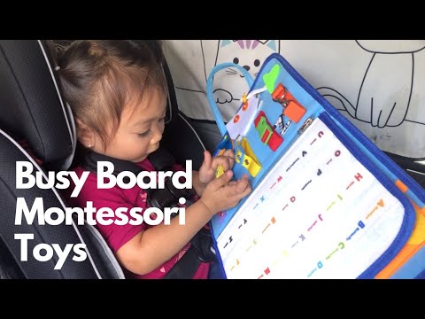 Busy Board Montessori Toys for Toddlers | Unboxing and Review