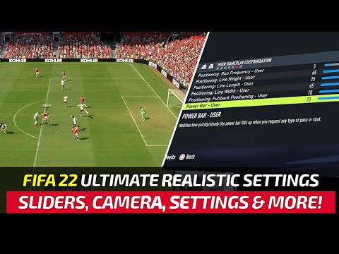 [TTB] FIFA 22 ULTIMATE REALISTIC SETTINGS ON NEXT GEN! - MAKE THE GAME PLAY MORE SIM LIKE!