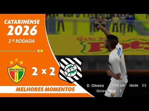 BRUSQUE 2 X 2 FIGUEIRENSE (CAMPEONATO CATARINENSE)