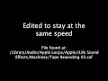 Tape Rewinding 3 Slowed Down IMovie Sound Effect