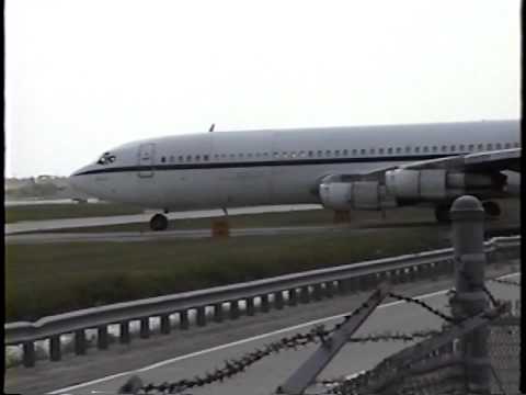 Cargo Three Panama Boeing 707-351C Departing MIA