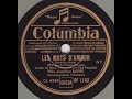 Joséphine Baker  " les mots d'amour "  version 1933