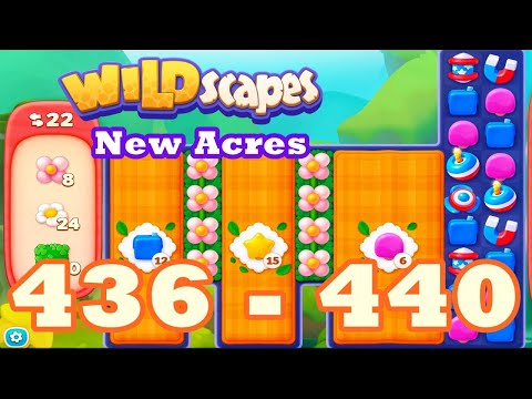 Wildscapes: New Acres Level 436 - 440 HD | 3 match | android | 437 | 438 | 439 | IOS【GameGo Game】