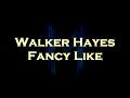 Walker Hayes - Fancy Like Karaoke/Instrumental