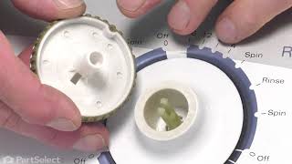 Whirlpool Washer Repair: How to Replace the Timer Knob (Whirlpool # WP21001972)