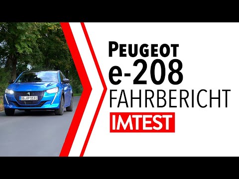 The Peugeot e-208 in the test // IMTEST