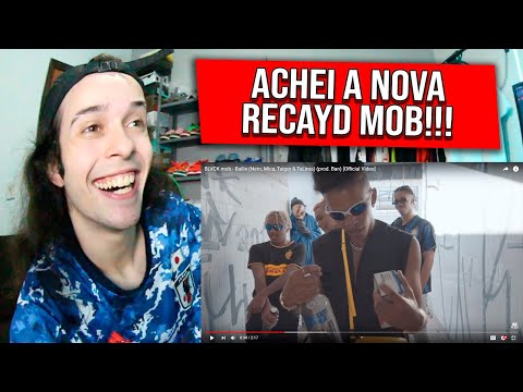 (A NOVA RECAYD MOB) REAGINDO a BLVCK mob - Bailin (Neto, Mica, Taigor & TeLima) - REACT/REAÇÃO