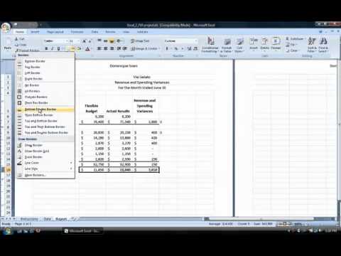 102 Excel Project #2 video 3