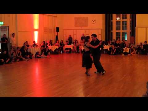  Mariano Frumboli  and  Juana Sepulveda  are  dancing  to  the  tango  "  Sueno Azul  "  by  Osvaldo Fresedo