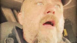 Justin Haigh singing in his truck cover Where Are You Now : to his wife return from Covid 2020