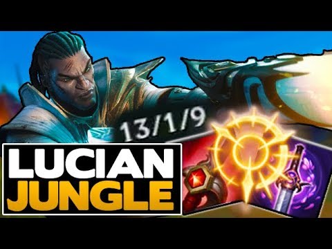 HARD CARRY LEGENDARY LUCIAN JUNGLE - Season 8 League of Legends