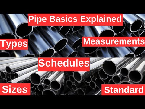 Pipe Basics for Beginners: Sizes, Types & Schedules Explained!