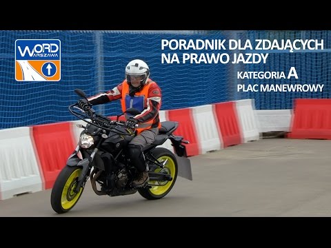 Kategoria A - Plac - Przygotowanie do jazdy i sprawdzenie stanu technicznego pojazdu.