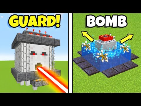 Insane Minecraft Trap Bomb Tutorial 🔥