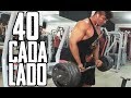 TREINO HARDCORE(força) 150kg na remada curvada