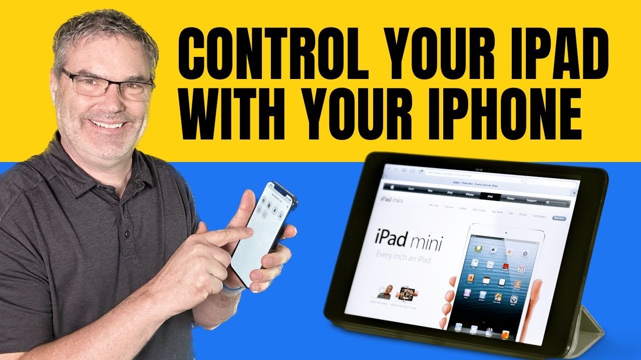 Use your iPhone to control your iPad effortlessly from anywhere in the Room