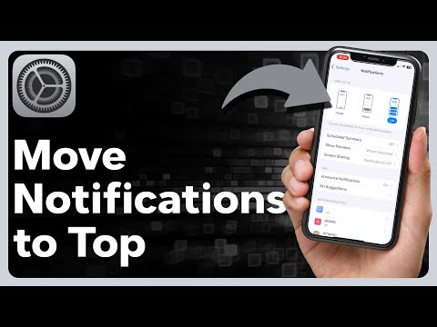 How To Move Notifications To Top On iPhone