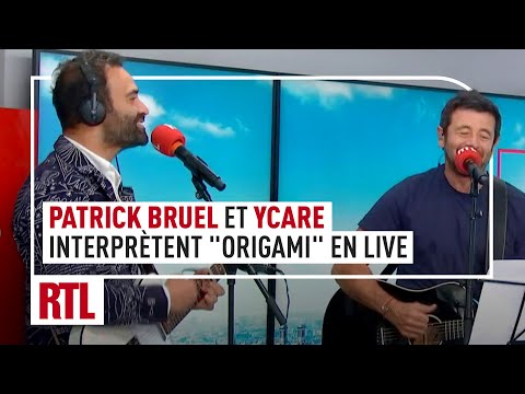 Patrick Bruel et Ycare interprètent "Origami" en live sur RTL