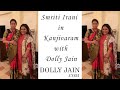 Wear Kanjivaram Saree Like Smriti Irani Dolly Jain Saree Draping