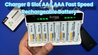 MY BORING🔥Charger 8 Slot AA / AAA Ni-MH🔥Rechargeable Baterai Charger🔥Unboxing & Quick Review